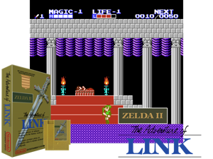 Zelda II - The Adventure of Link (E) (PRG2) Cover